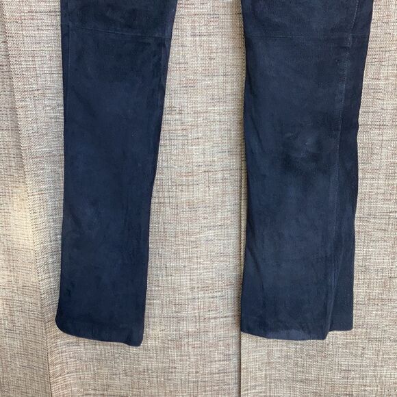 Baby Phat black leather pants lightly broken in - Picture 7 of 9